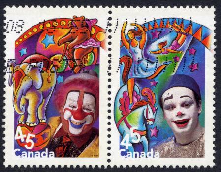 Timbres cirque canada 1998